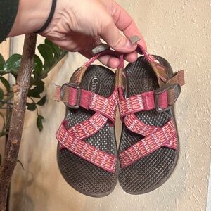 Chaco Kids Sandals - Pink and Tan